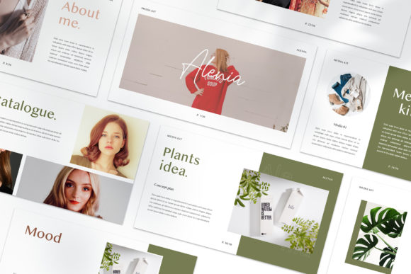 Alenia: A Minimal Media Kit Template for Modern Brands