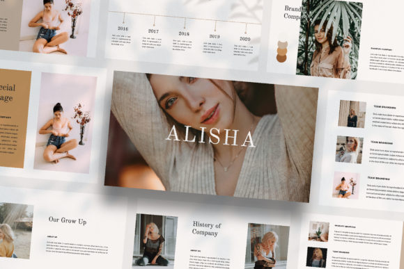 Alisha: The Google Slide Template That Feels Like a Magazine