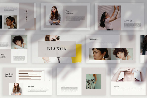 BIANCA: A Clean Powerpoint Template for Polished Presentations