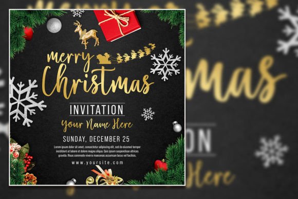 Deck Your Marketing Halls with a Festive Square Flyer