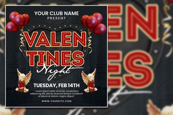 Design a Memorable Evening with the Valentine's Night Flyer