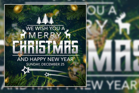 Design Festive Promotions with the Merry Christmas Square Flyer Template