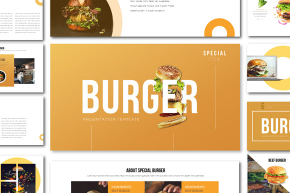Designing Decks That Convert: The Burger Powerpoint Template