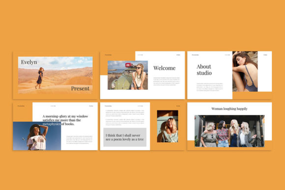 Evelyn Keynote Template: Minimalism Meets Media Presentation