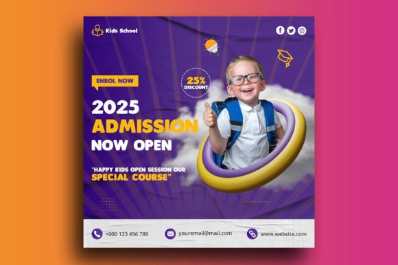 Kids Education Admission Social Media: A Designer's Toolkit