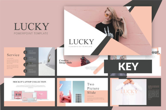 Lucky Keynote Template: Modern Slides for Stylish Brands