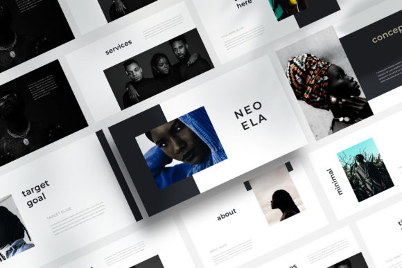 NEOELA: A Minimal Media Template for Modern Storytelling