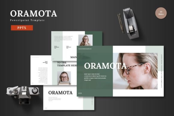 Oramota PowerPoint Template: A Design Asset for Modern Brands