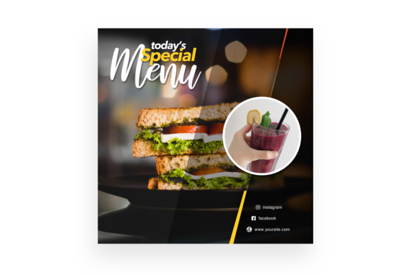 Today's Special Menu - Instagram Post: A Design Template Breakdown